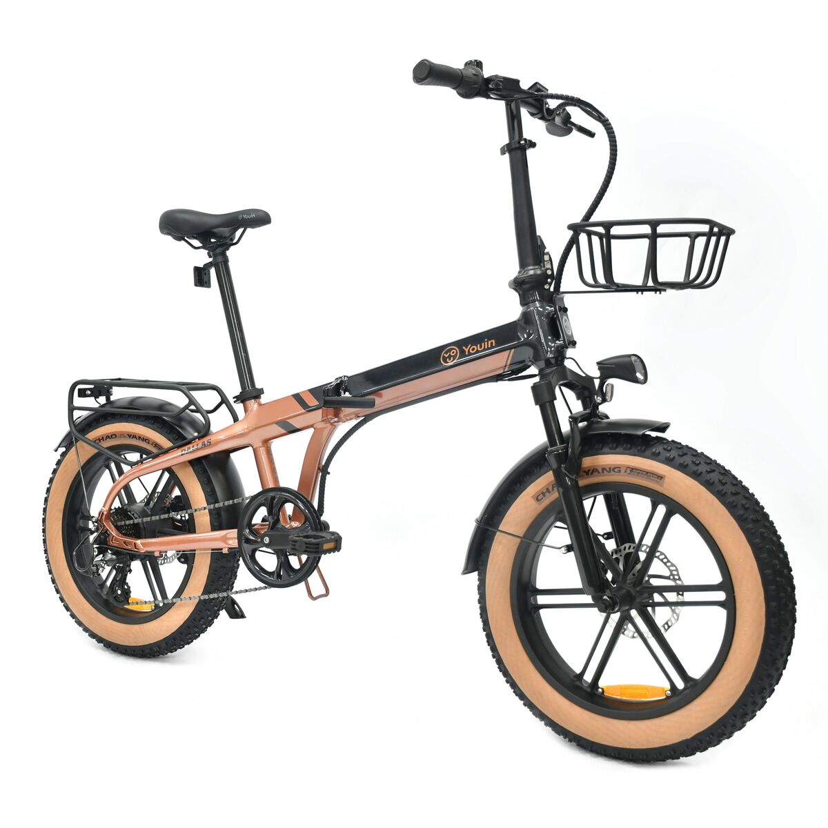 Electric Bike Youin BK1650 DALLAS Black Coffee 250 W 20"